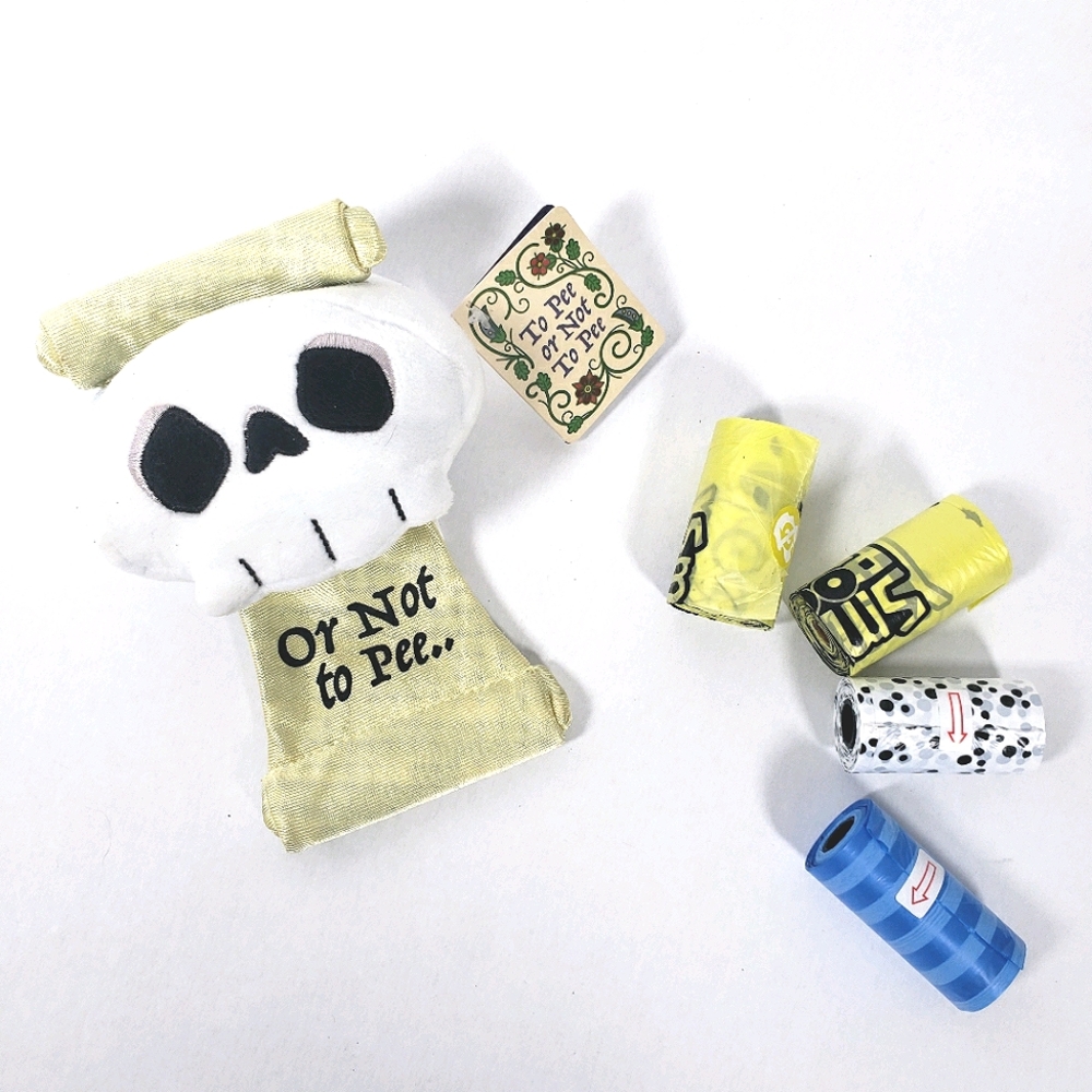 Dog Toy Crinkle Squeaker Bark Box and Doogie Bags